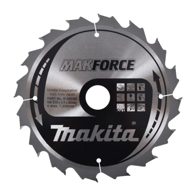 Sonderaktion Makita Zubehör B-08230 HM-Sägeblatt Holz 210 x 30 x 16T