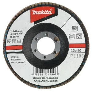 Aktuell Makita Accesorios D-28307 Disco de láminas 115x22 K60