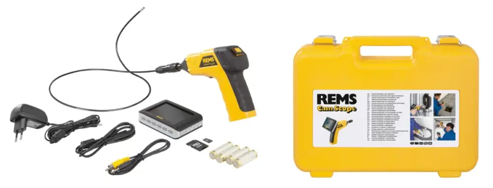 Finale Aktion Rems 175112 R220 Endoscopio con cámara CamScope Set 4.5-1 con transmisión de señal inalámbrica