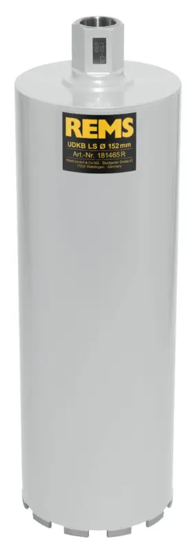 Rems 181465 R UDKB-LS 152x420xUNC 1 1/4 Punta diamantata per carotaggio Saldata al laser Secco/umido Sonderaktion