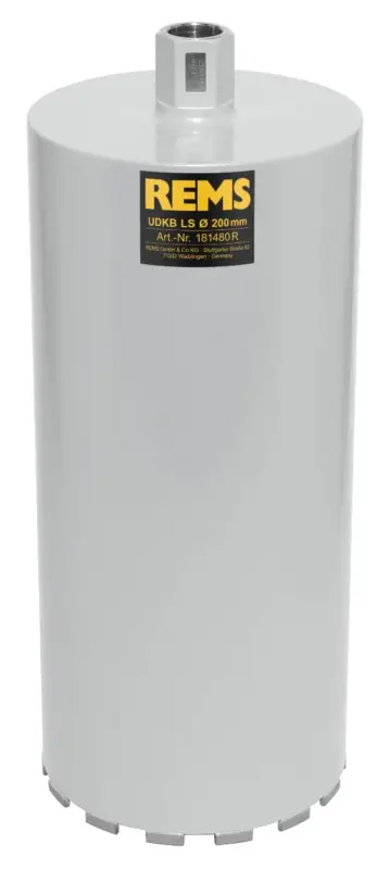 Sofort Bestellen Rems 181480 R UDKB-LS 200x420xUNC 1 1/4 Diamantkernboor Lasergelast Droog/nat