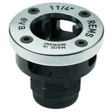 Billig Rems 521020 Tête de filetage à changement rapide R 3/8" BSPT Conique droit