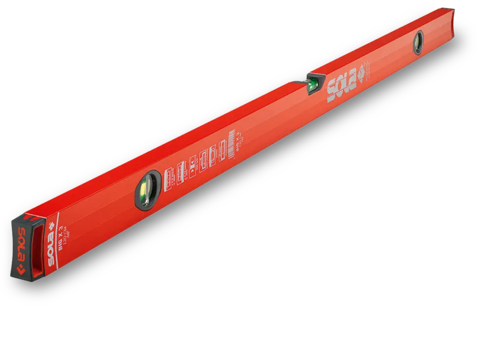 Aktuell Sola 01373501 BIGX3/150 Aluminium-Wasserwaage X-Profil 150 cm (3 Libellen)