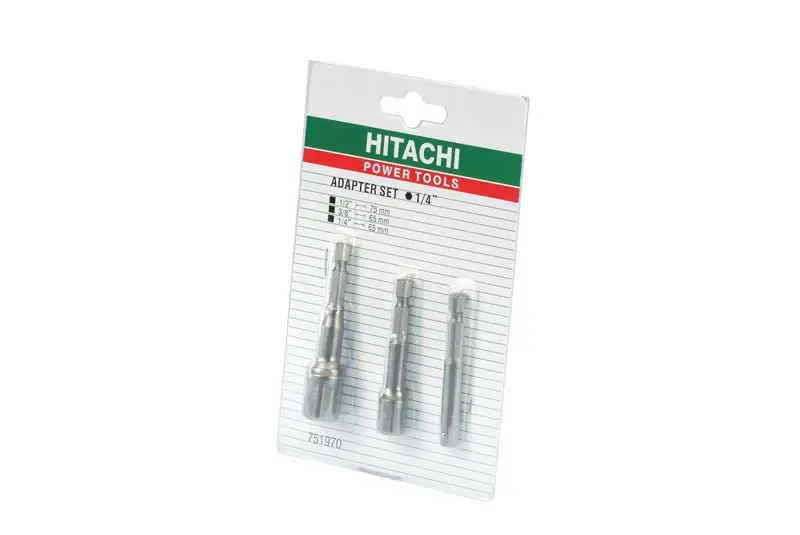Must-Have HiKOKI Zubehör 751970 Adaptersatz für Stecknüsse 1/4-3/8"-1/2