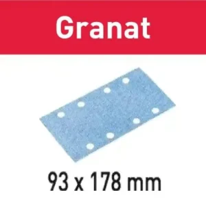 Festool Accessoires 498933 Feuilles abrasives Granat STF 93x178/8 P40 GR/50 Meistverkauft