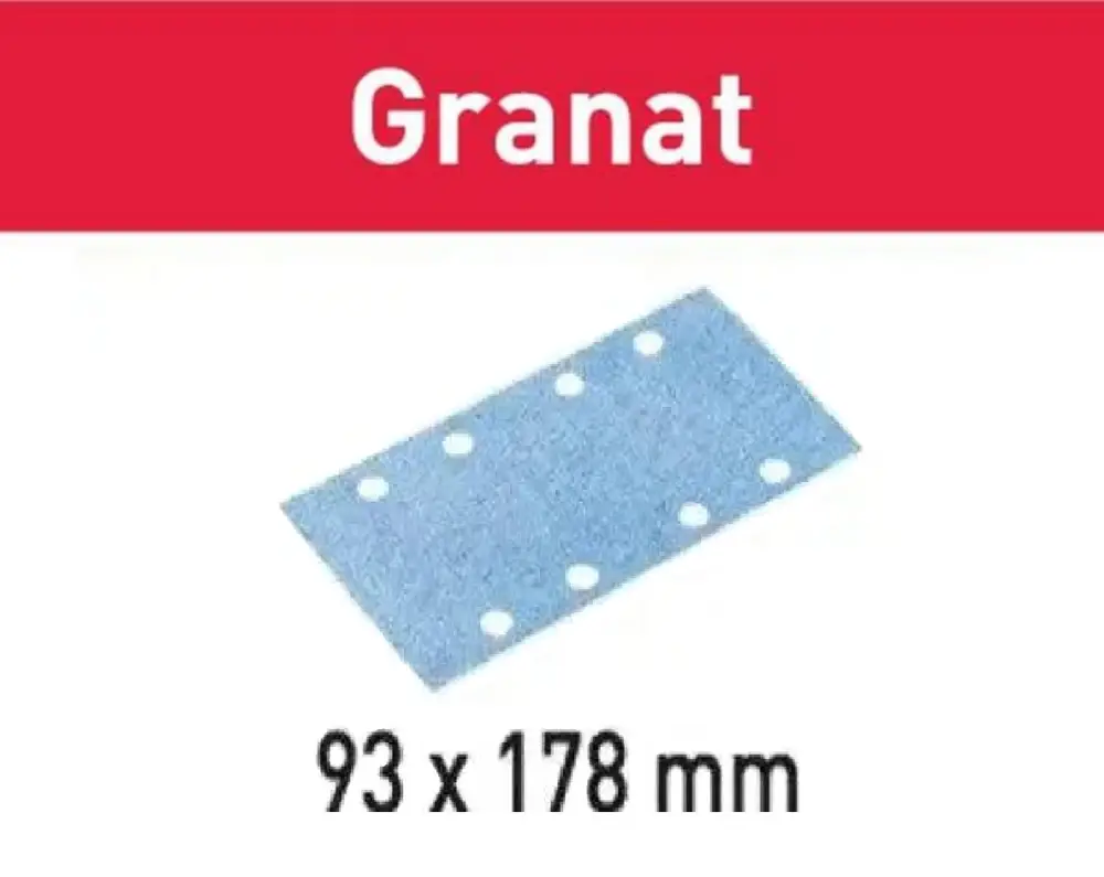 Festool Accessories 498936 Sandpaper Granat STF 93x178/8 P120 GR/100 Sofort Bestellen