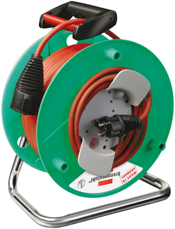 Brennenstuhl 1148370 Garant Avvolgicavo da giardino 25 m AT-N07V3V3-F 3G1,5 RF IP44 240 VDE Super-Preis