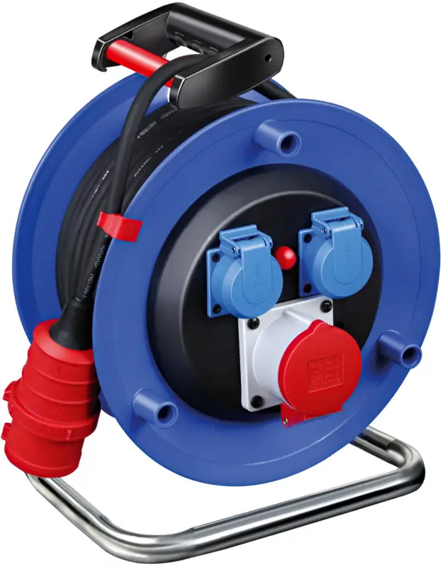 Brennenstuhl 1237980 Garant CEE 1 IP44 Industrie-/Baustellen-Kabeltrommel, Saisonangebot