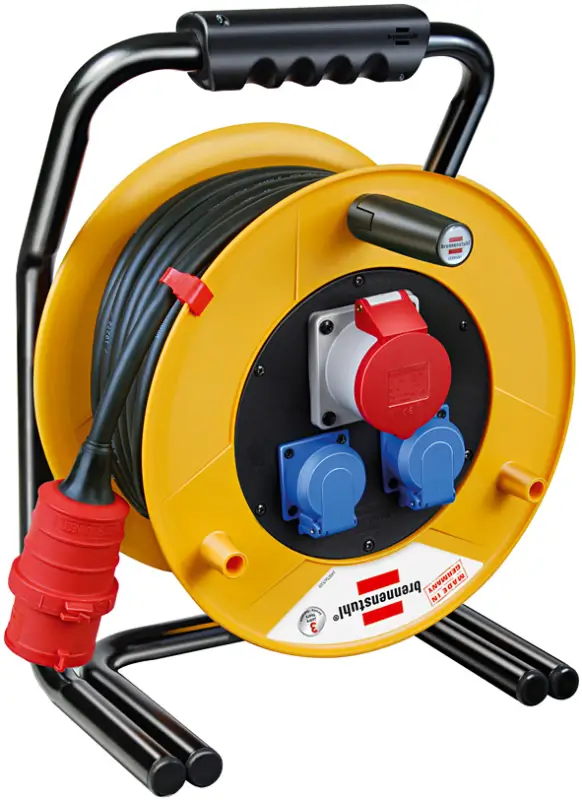 Brennenstuhl 1316300 Brobusta Cable reel Power current CEE 1 30m H07RN-F 5G2,5 IP44 16A for jobsites Aktuell
