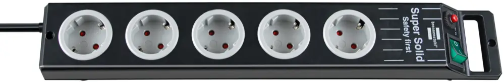 Brennenstuhl 1153380115 Super Solid Power Socket 5-way 2.5m H05VV-F 3G1.5 Beliebt