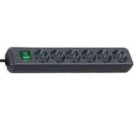 Brennenstuhl 1159500015 Eco-Line Stekkerdoos 6-voudig + schakelaar 1,5m H05VV-F 3G1,5 zwart Jetzt Kaufen