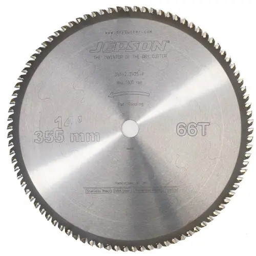 Jepson 600595 HM-Sägeblatt 355 mm 66 Zähne unlegierten Stahl Preisknaller