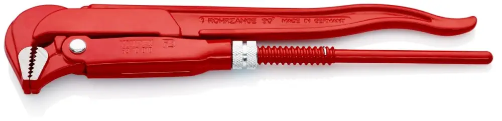Abverkauf Knipex 83 10 020 Rohrzange 90° rot pulverbeschichtet 560 mm