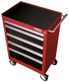 Begrenztes Angebot Erro 1714005 Erro "Elite" Trolley with 5 drawers, ball bearing