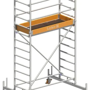 Begrenztes Angebot Rollgerüst Layher Uni Leicht 3202 mit Geländer-Optimierung
