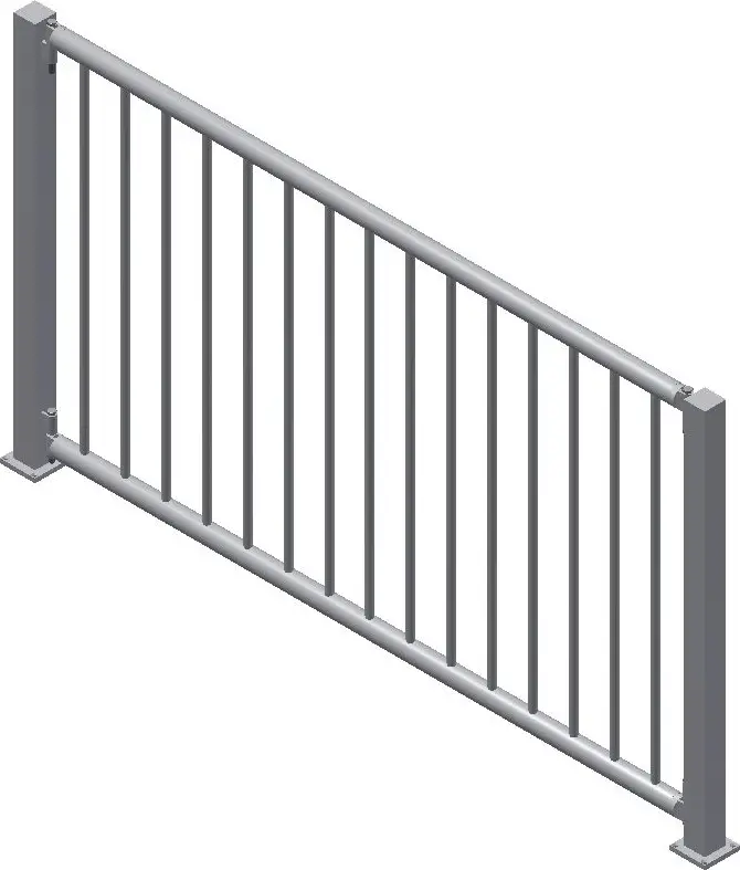 Meistverkauft Bütec Tribünengeländer 110 Alu 200 cm
