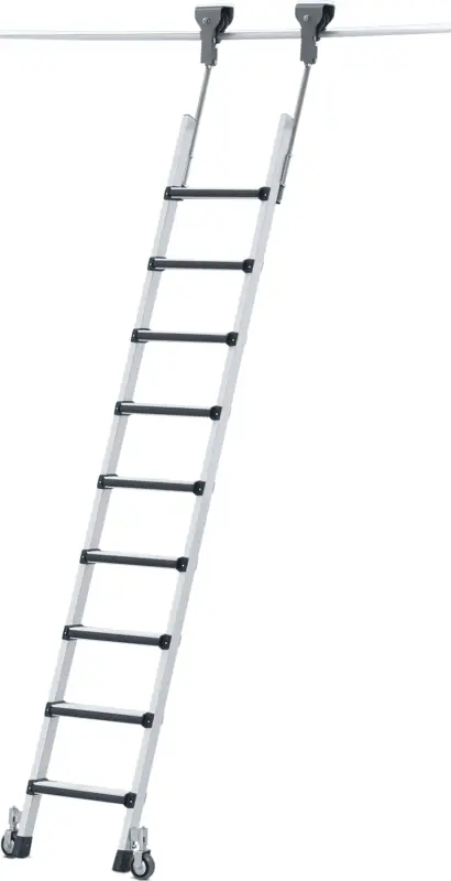 Schnäppchen ZARGES Leiter Regalleiter fahrbar Comfortstep Trec LH - 8 Stufen