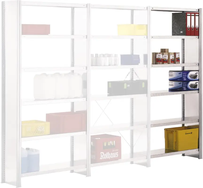 Sale Regalwerk BERT Lagerregal SW 150 6 Anbaufeld 2500 x 1005 x 400 mm