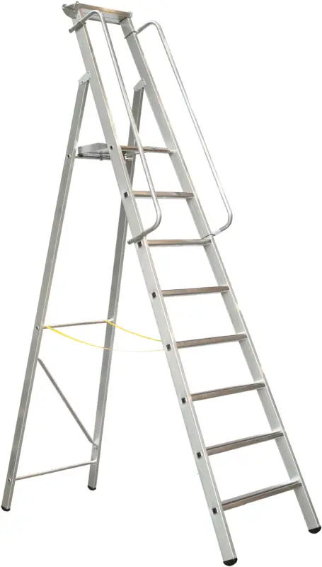 ZARGES Stufen Stehleiter Meistertritt S - 8 Stufen Mega-Angebot