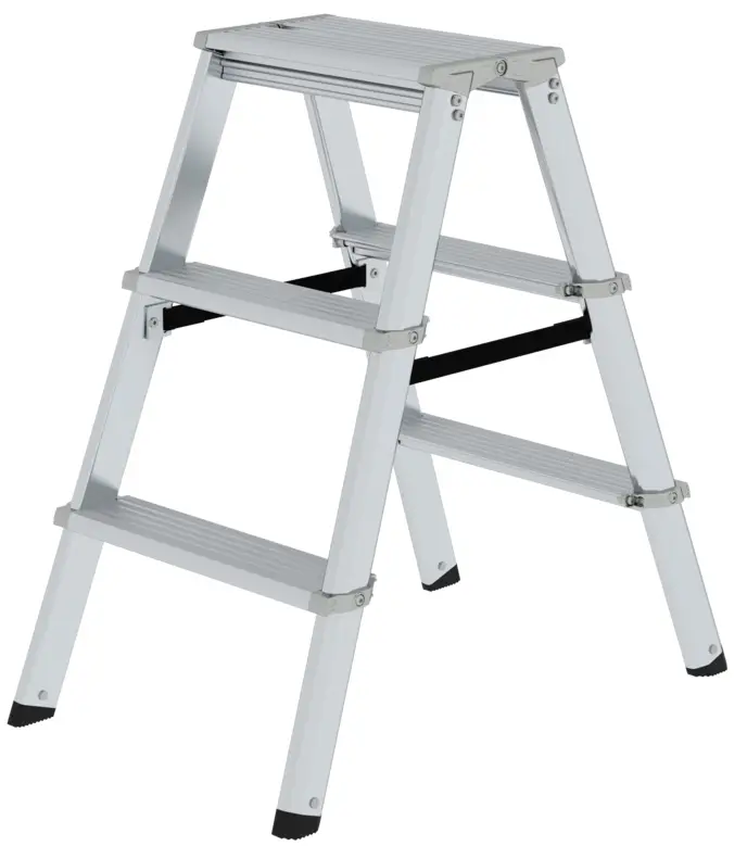 Günzburger Stehleiter ML Alu 2x3 Stufen Markenware