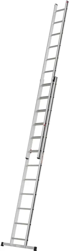 Neuheit Hymer Alu-Pro Schiebeleiter 2-teilig 2x12 Sprossen
