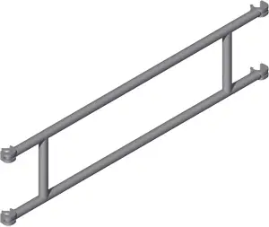 ZARGES Fahrgerüst Geländer 0,55 x 2,50 m Top-Seller