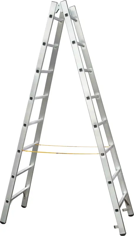 Begrenztes Angebot ZARGES Leiter Stehleiter Coni B - 2x7 Sprossen