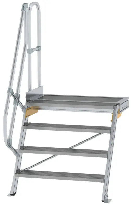 Günzburger Podesttreppe 60° 4 Stufen - 1000 mm breit Nur Für Kurze Zeit