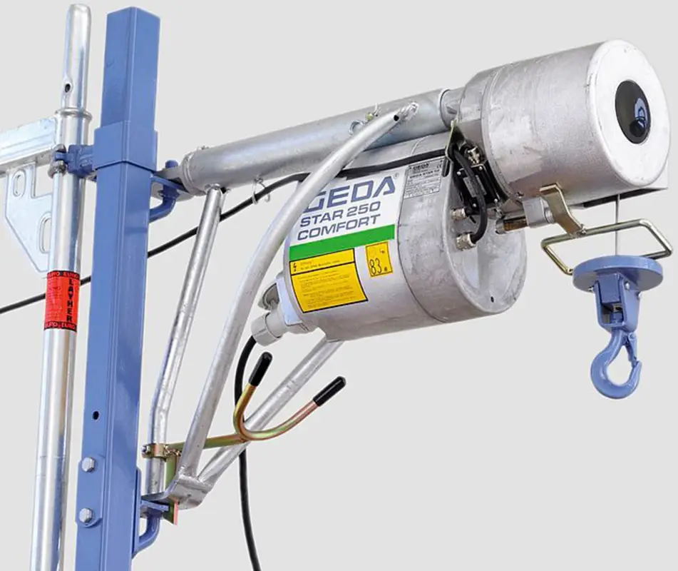 Must-Have GEDA Seilwinde Star 250 Comfort 50 mit Geschossstütze