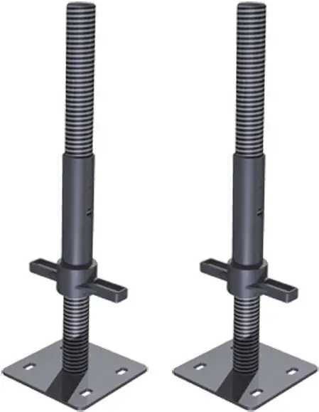 Saisonangebot ZARGES Rollgerüst Fußspindel 600 - 2er Set