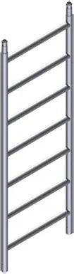 Bestseller ZARGES Fahrgerüst Aufsteckrahmen 2,00 x 0,75 m