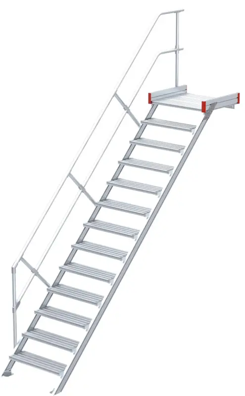 euroline Podesttreppe 45° 13 Stufen - 600 mm Zertifiziert