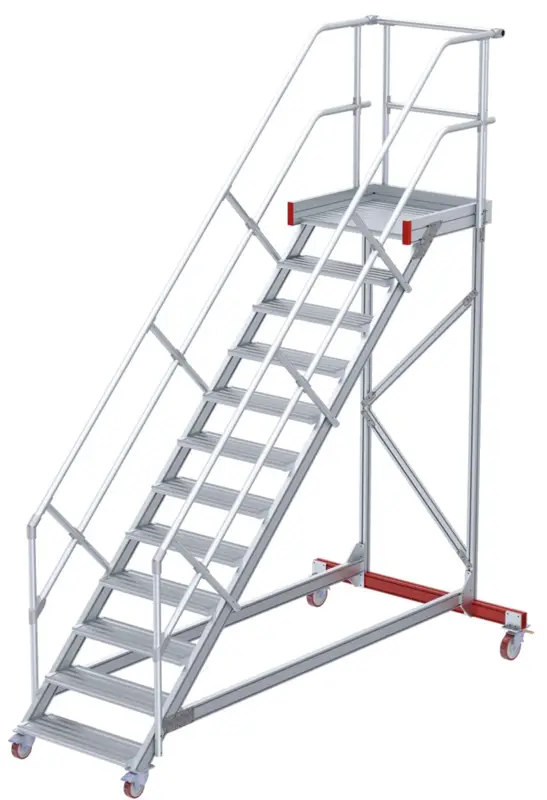 Sonderangebot euroline Wartungsbühne 45° 12 Stufen - 1000 mm