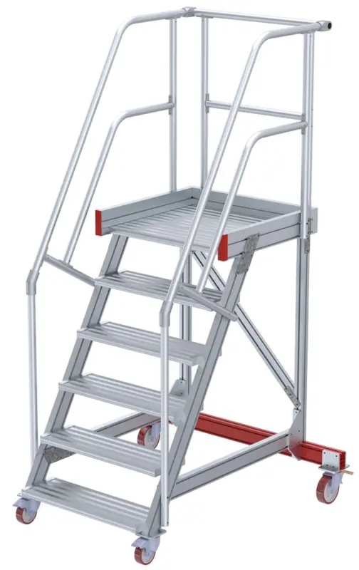 euroline Wartungsbühne 60° 6 Stufen - 600 mm Neu