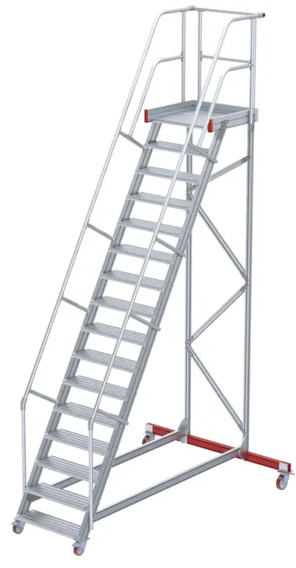 Bestseller euroline Wartungsbühne 60° 16 Stufen - 600 mm