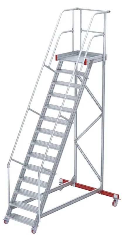 Heißes Angebot euroline Wartungsbühne 60° 14 Stufen - 800 mm