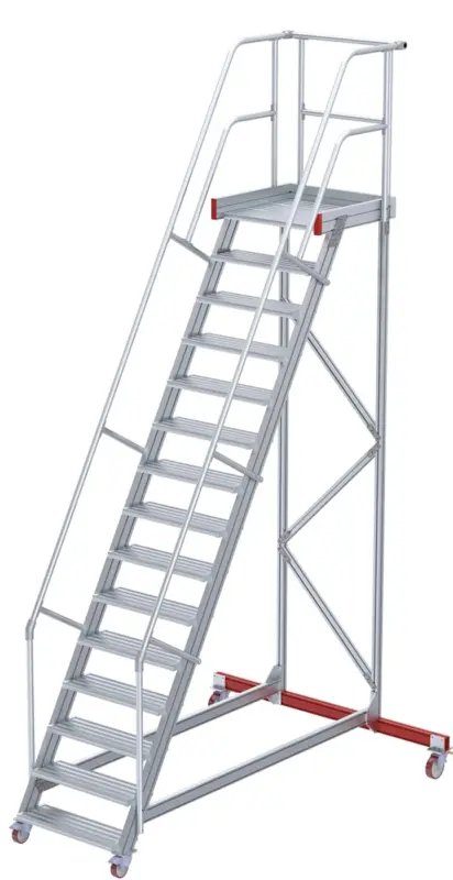 Must-Have euroline Wartungsbühne 60° 15 Stufen - 1000 mm