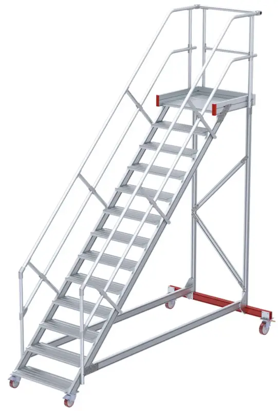 Direkt Vom Hersteller euroline Wartungsbühne 45° 13 Stufen - 600 mm
