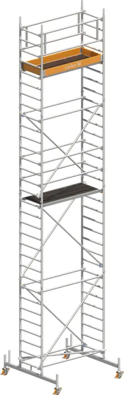 Rollgerüst Layher Uni Leicht 3207 mit Standleiter- und Lenkrollen-Optimierung Mega-Angebot