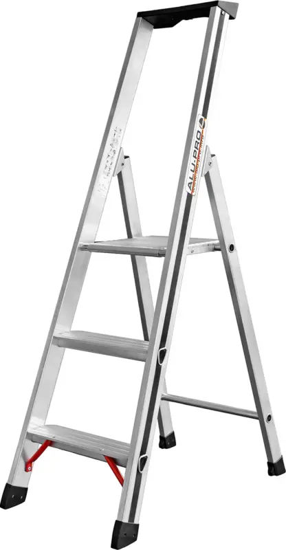Sichere Zahlung Hymer Alu-Pro Stehleiter 3 Stufen