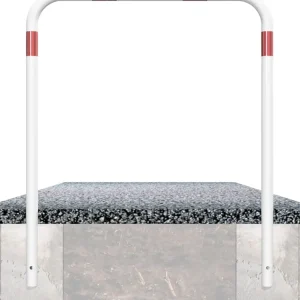 Angebot Schake Rohrbügel Stahl OE Ø 48 mm weiß rot - 500 x 1400 mm