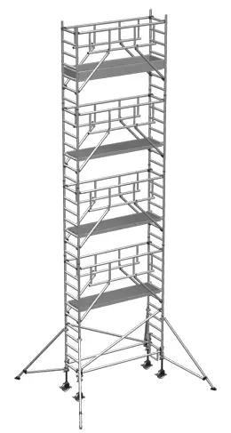 Rollgerüst ZARGES MultiTower S-PLUS 1T 0,75x2,50m - AH 10,40m Abverkauf