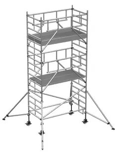 Rollgerüst ZARGES MultiTower S-PLUS 2T 1,35x2,50m - AH 6,45m Markenware
