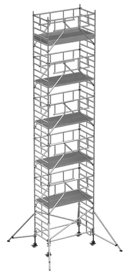 Highlight Rollgerüst ZARGES MultiTower S-PLUS 2T 1,35x2,50m - AH 12,35m