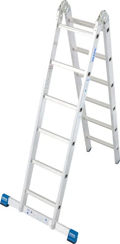Top-Seller Krause Alu-Sprossengelenkleiter 2x6 Sprossen