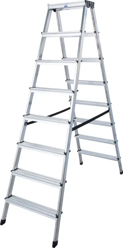 Sofort Bestellen Krause Alu-Stufendoppelleiter Dopplo® 2x8 Stufen