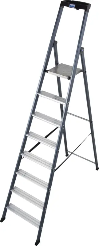 Meistverkauft Krause Alu-Stufenstehleiter Sepro® S eloxiert 8 Stufen