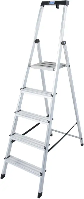 Preisknaller Krause Alu-Stufenstehleiter Safety® 5 Stufen