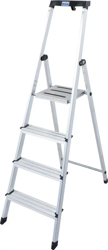 Neue Ware Krause Alu-Stufenstehleiter Safety 4 Stufen