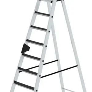 Abverkauf Günzburger Stehleiter R13 Alu clip-step 9 Stufen